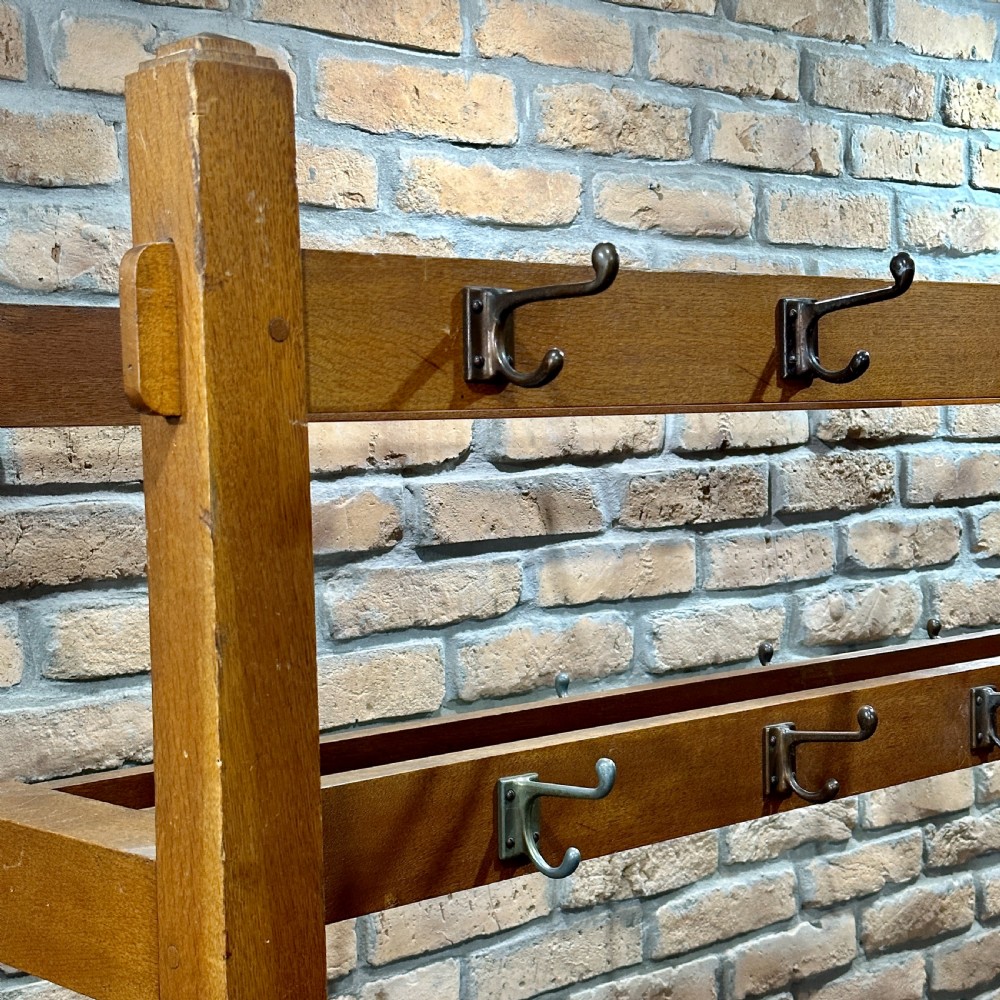 1930s SCHOOL GYM COAT RACK
 View II