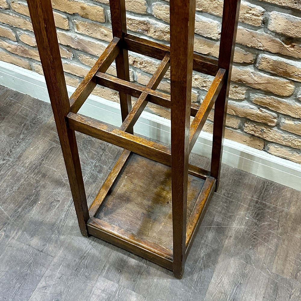 1930s OAK  COAT, UMBRELLA & HAT STAND View II