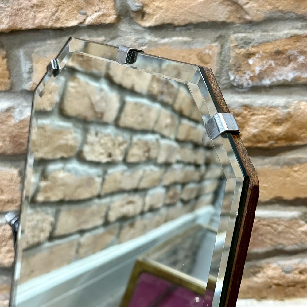 CHROME ART DECO VANITY MIRROR View II
