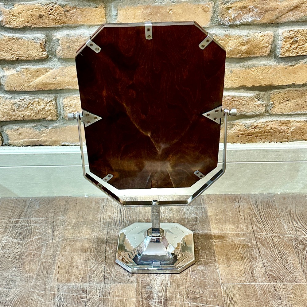CHROME ART DECO VANITY MIRROR View IV