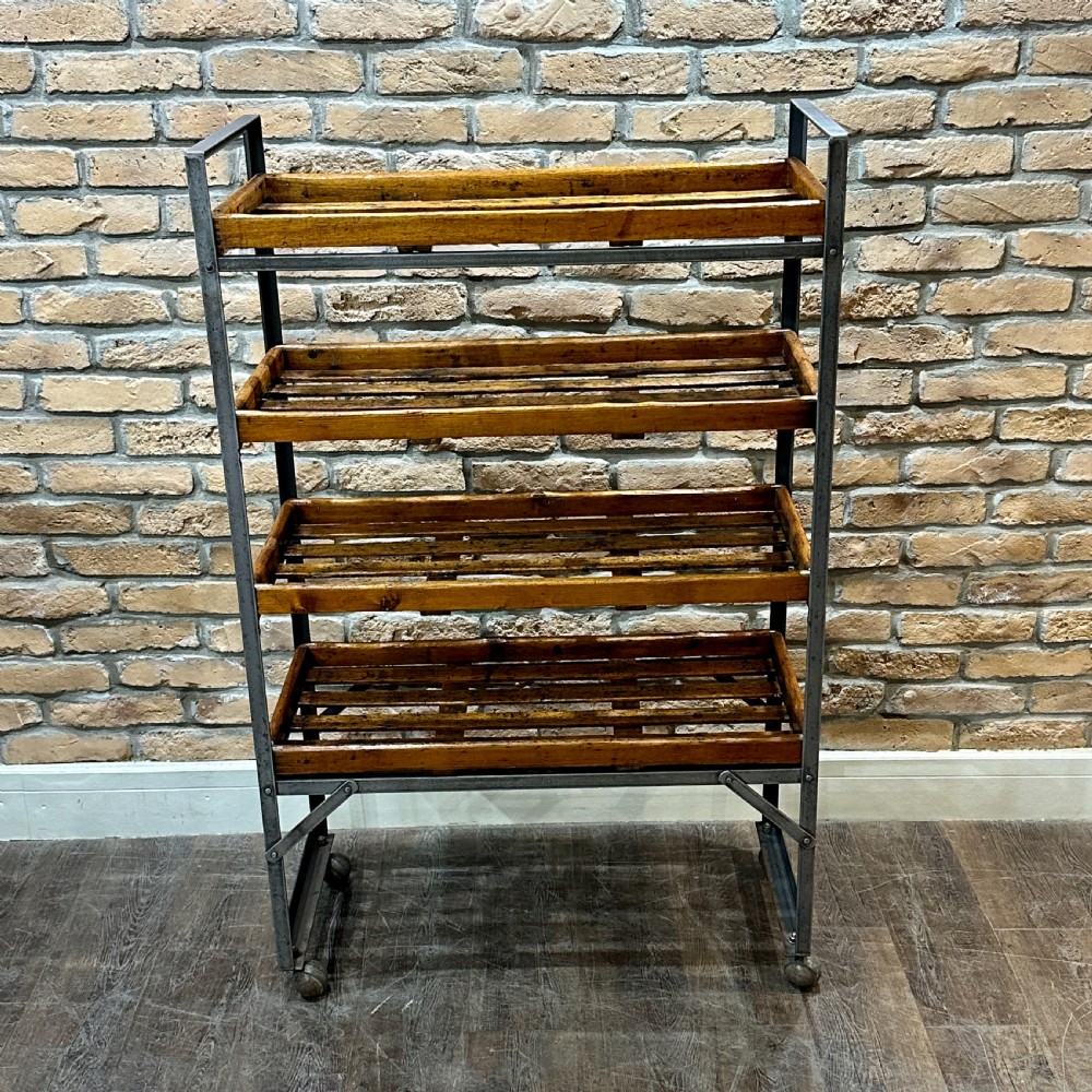1920s INDUSTRIAL SHOE TROLLEY (3)