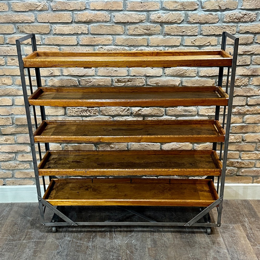 1920s INDUSTRIAL SHOE TROLLEY (1)
