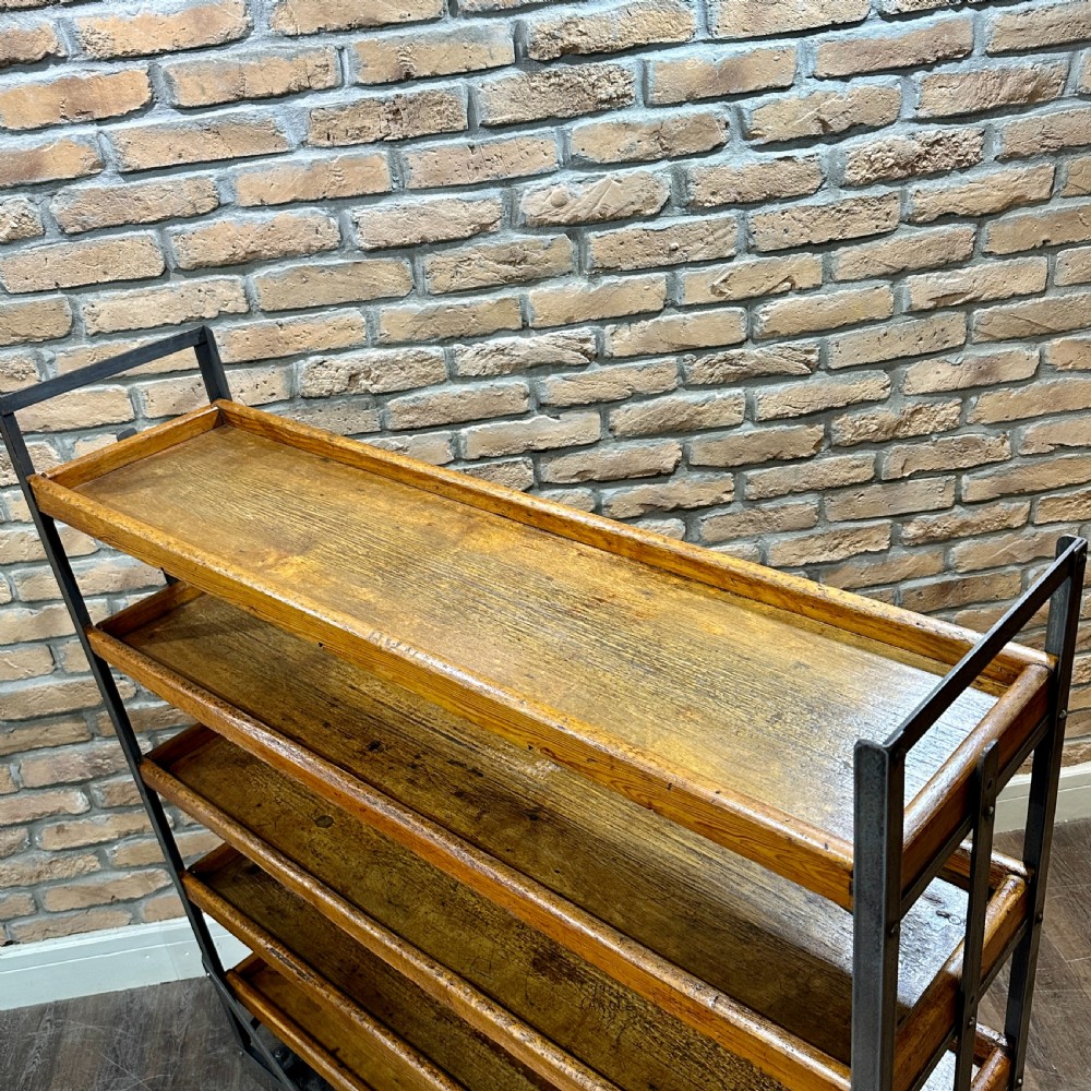 1920s INDUSTRIAL SHOE TROLLEY (1)
 View III