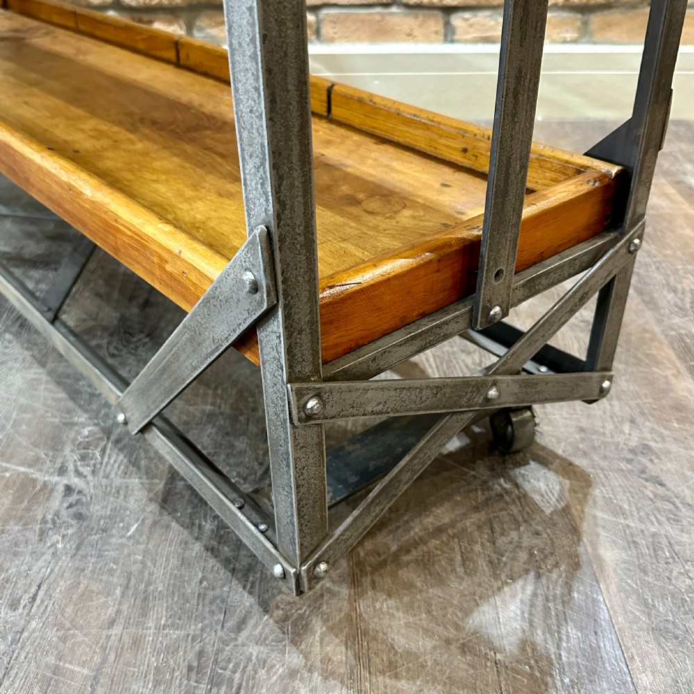 1920s INDUSTRIAL SHOE TROLLEY (1)
 View V