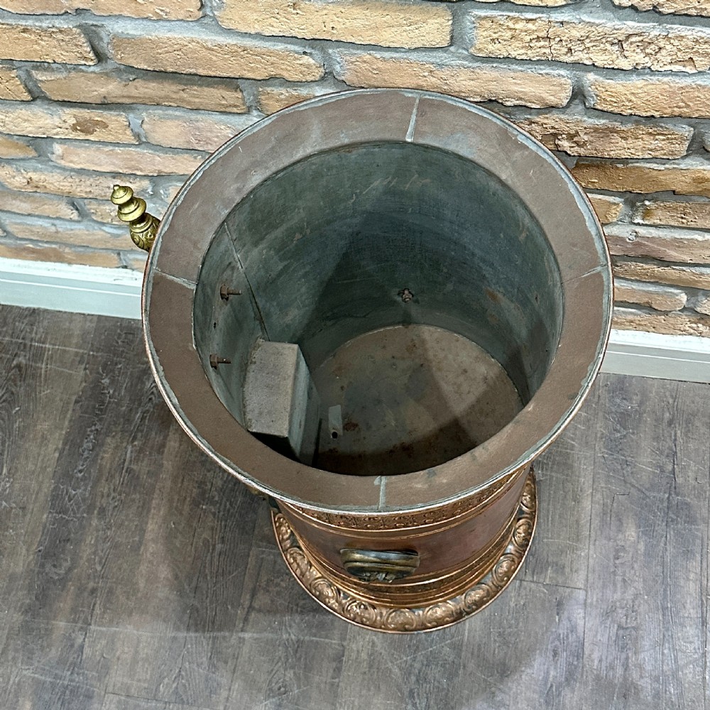 1920s ORNATE COPPER BOILER View VI