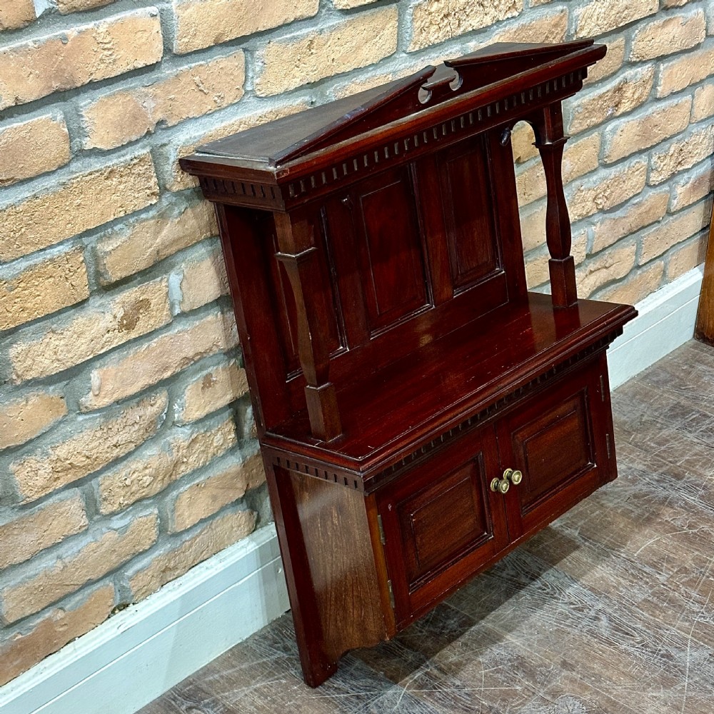 1920 Victorian Style Wall Cabinet View IV
