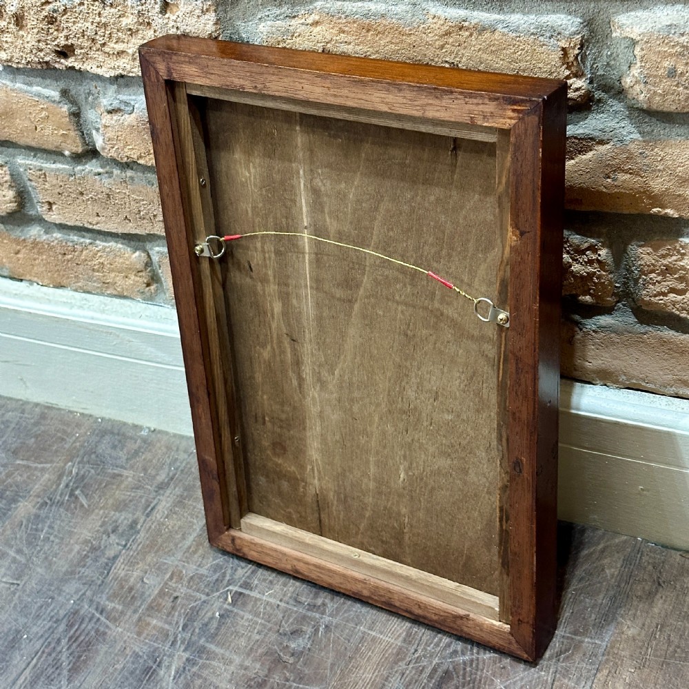 Small Antique Mahogany Tailors Mirror View IV