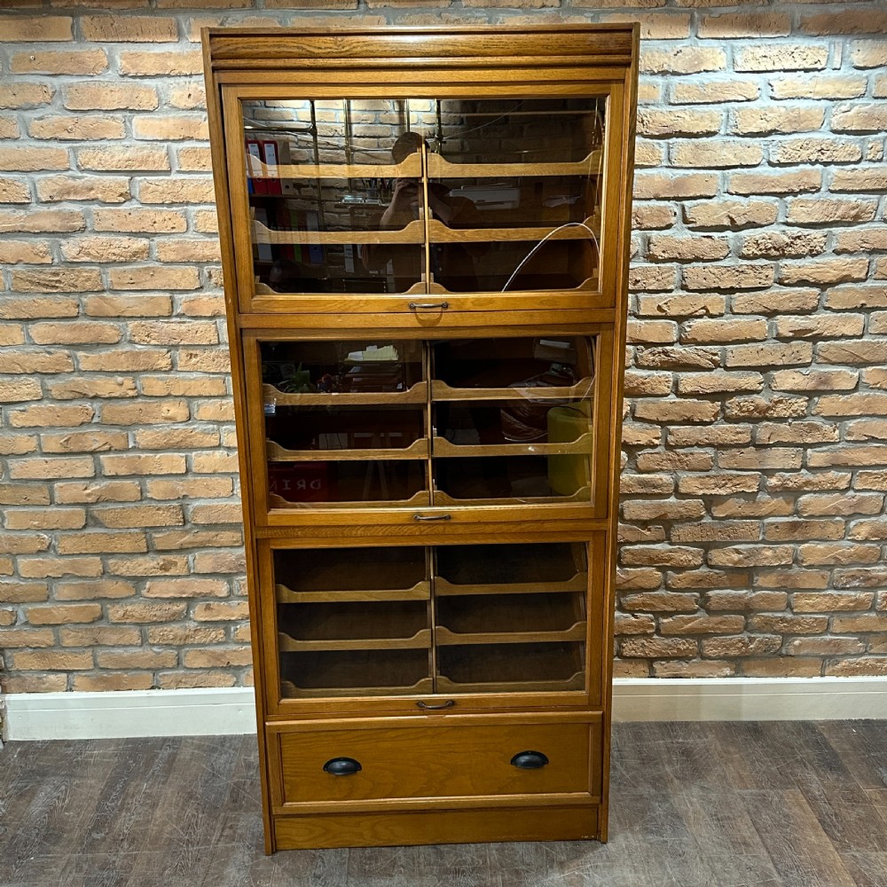 1930s SHOP FLIP HABERDASHERY CABINET