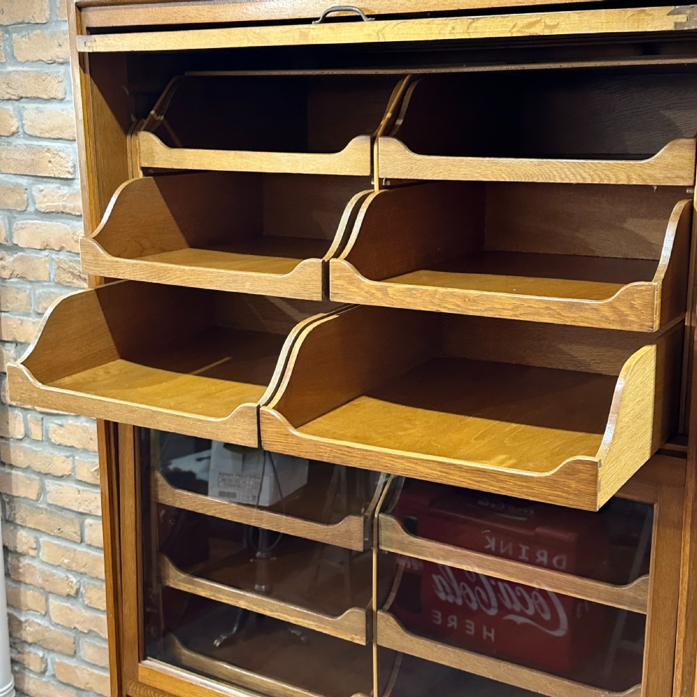 1930s SHOP FLIP HABERDASHERY CABINET View V