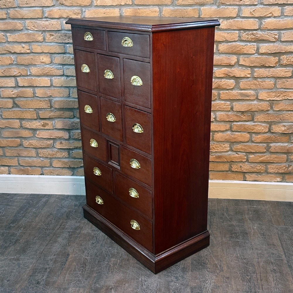 LATE VICTORIAN CHEMIST DRAWERS View IV