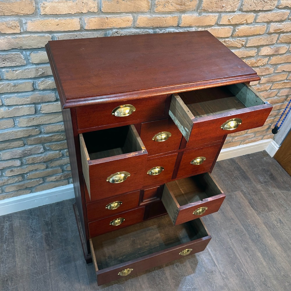 LATE VICTORIAN CHEMIST DRAWERS View V