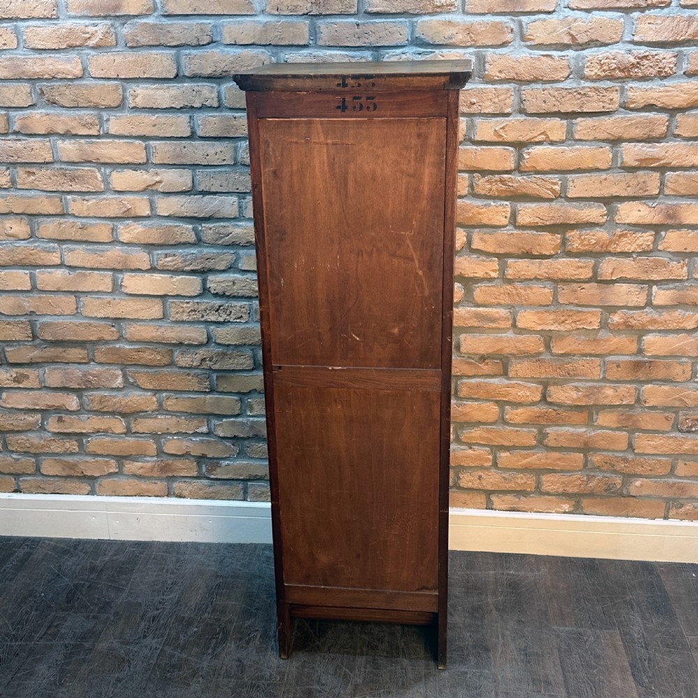 VINTAGE OAK TAMBOUR CABINET View V