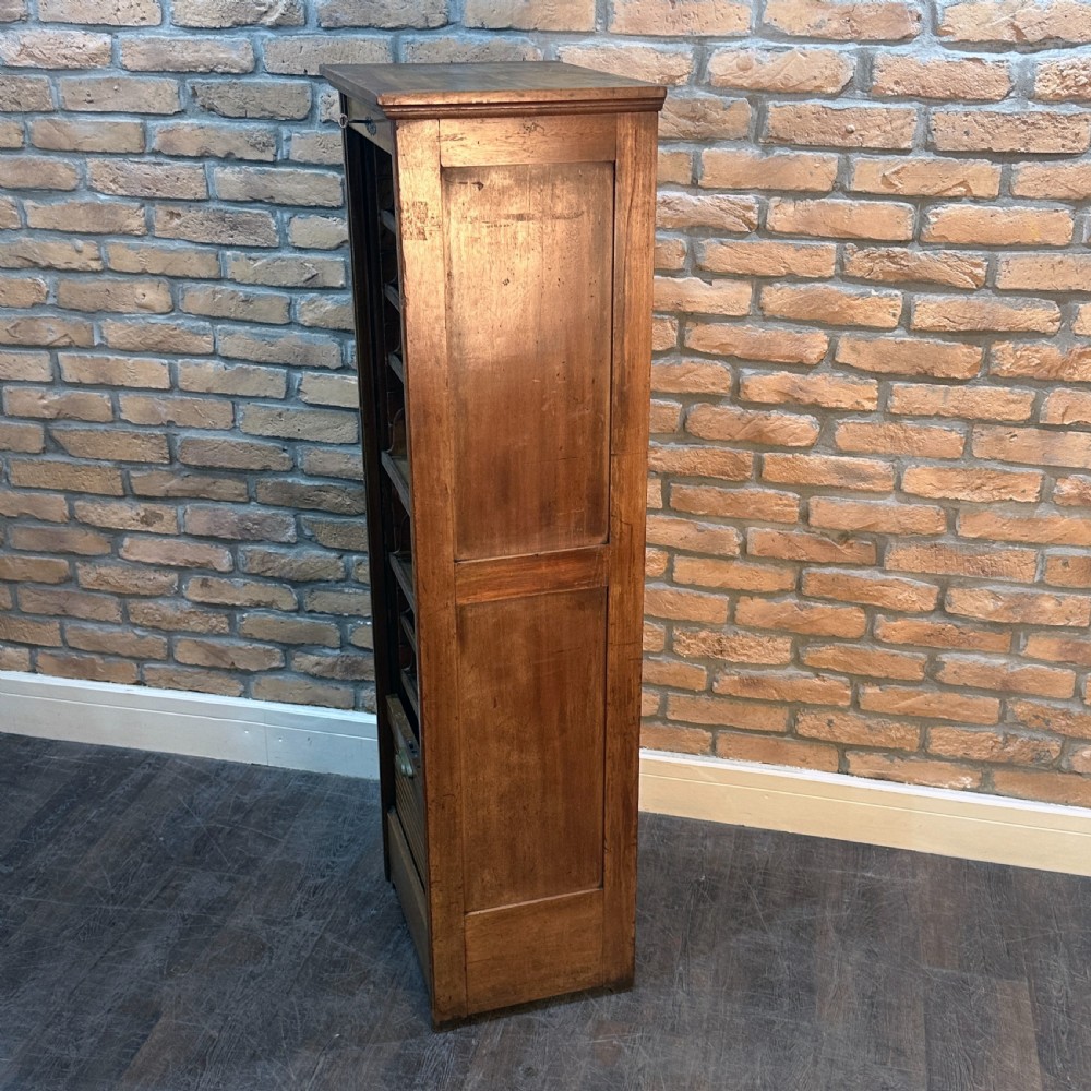 VINTAGE OAK TAMBOUR CABINET View VI