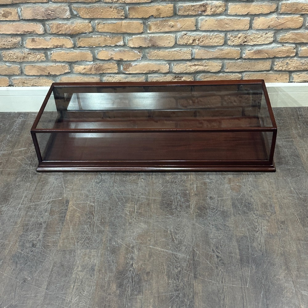 Antique Mahogany Framed Countertop Cabinet View II