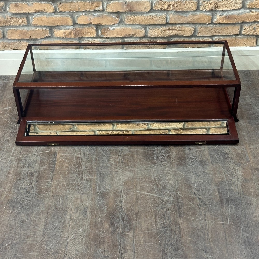 Antique Mahogany Framed Countertop Cabinet View III