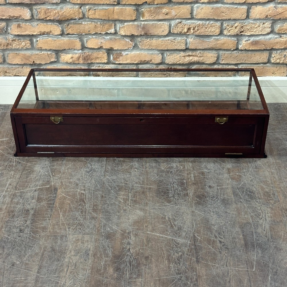 Antique Mahogany Framed Countertop Cabinet View IV