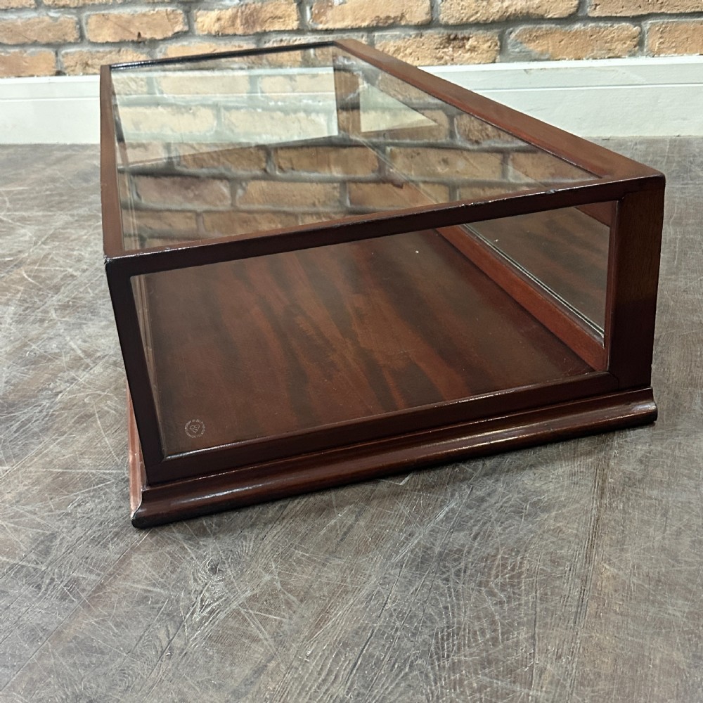 Antique Mahogany Framed Countertop Cabinet View V