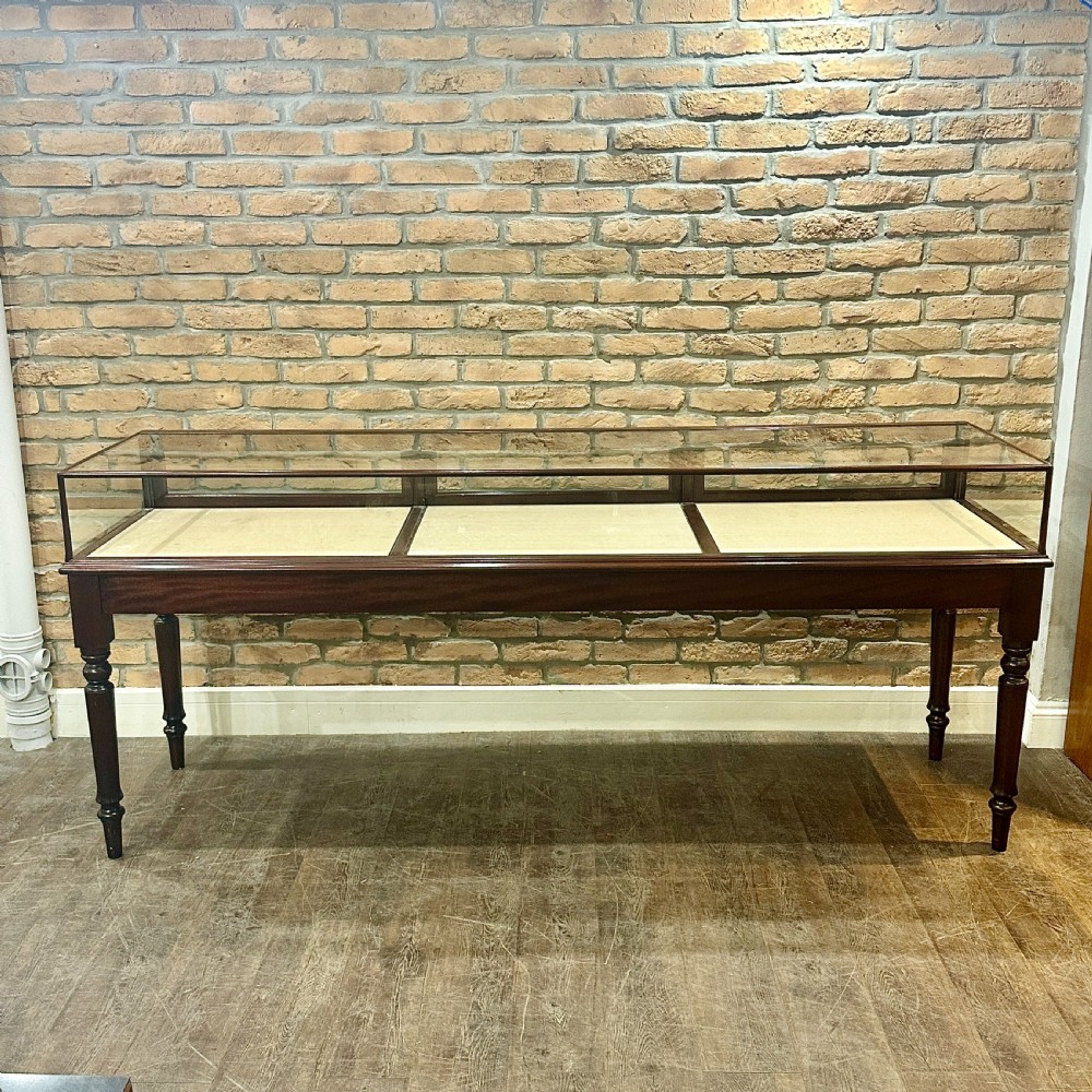 Restored Mahogany Display Counter