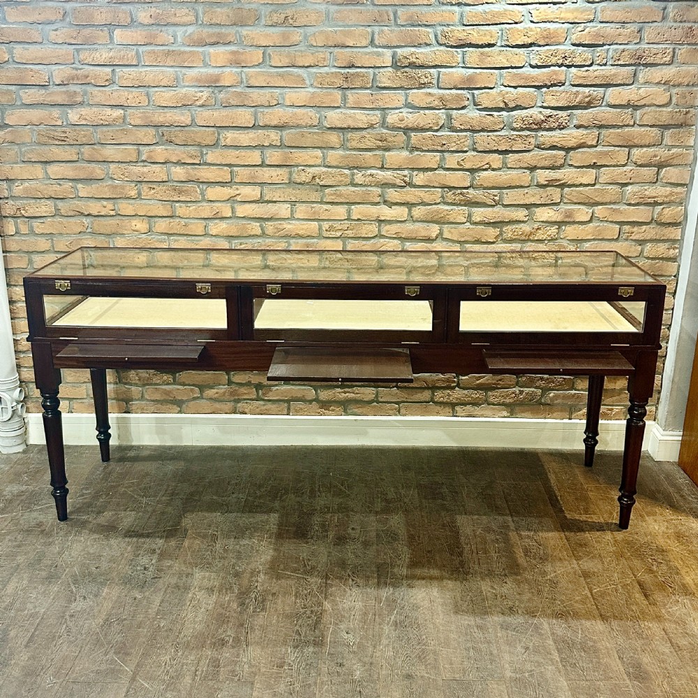 Restored Mahogany Display Counter View II
