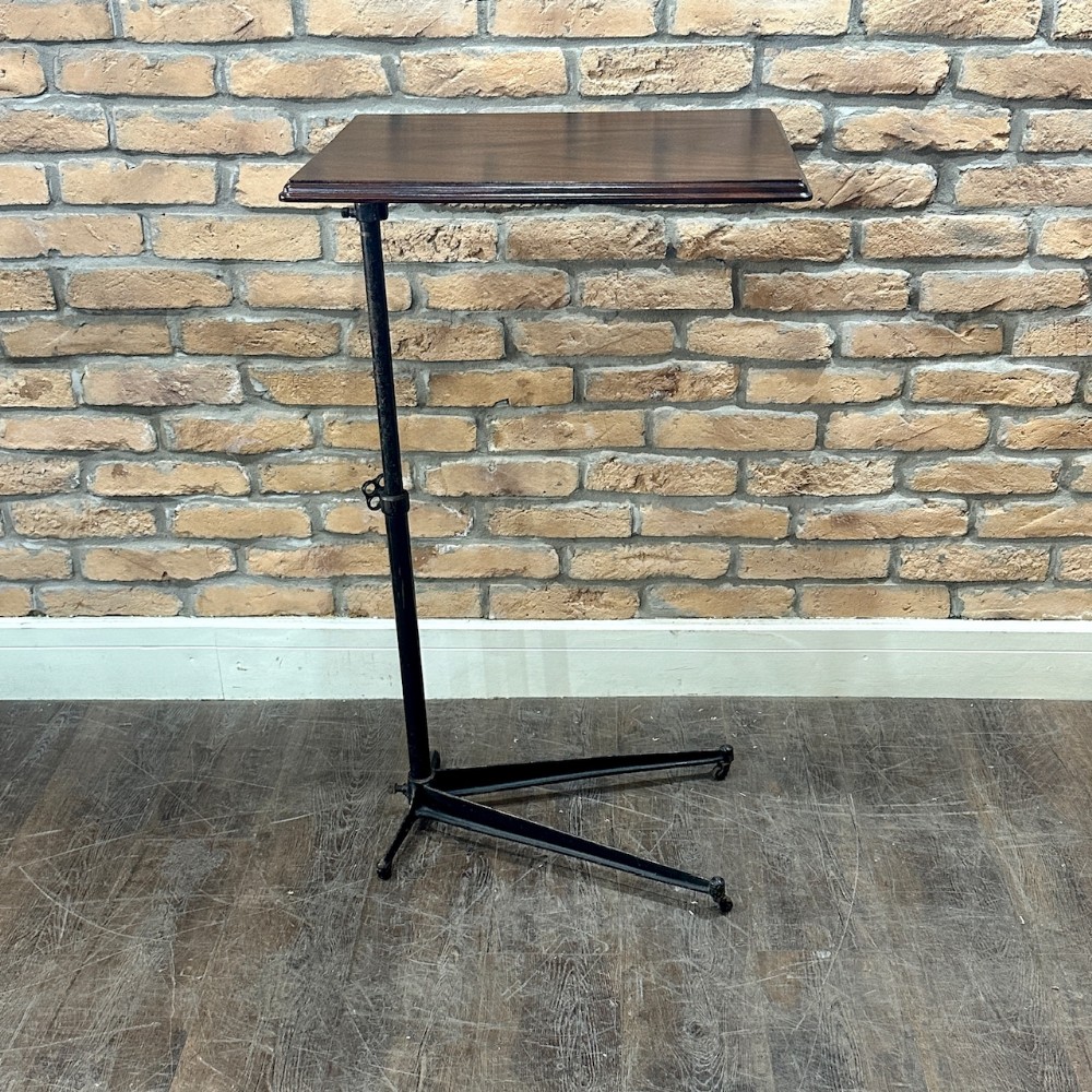 1920s Adjustable Reading/Sideway Table
