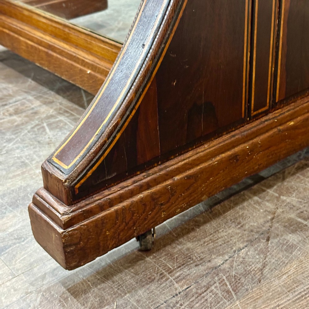 Antique Walnut & Oak Cheval
 View IV