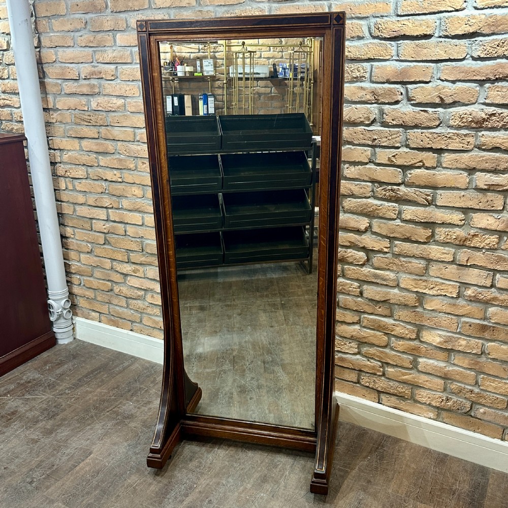 Antique Walnut & Oak Cheval
 View VI