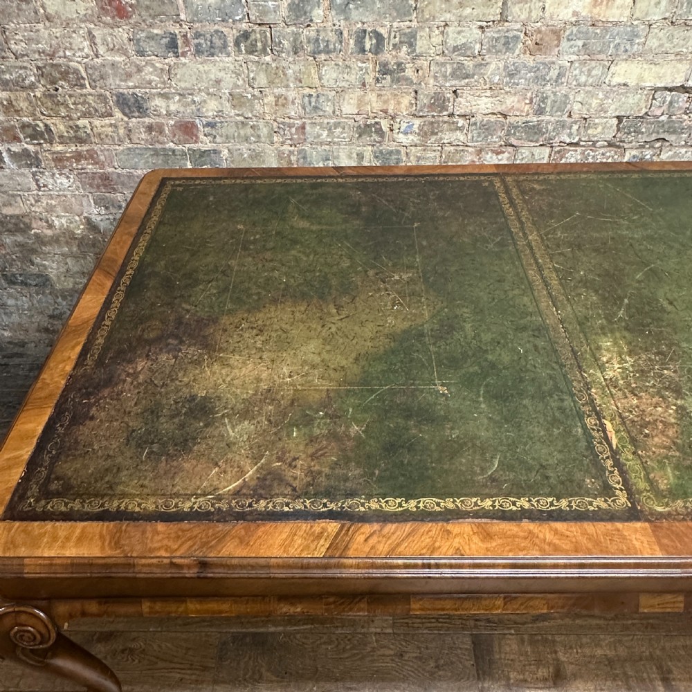 1920s Large Walnut Table View VI