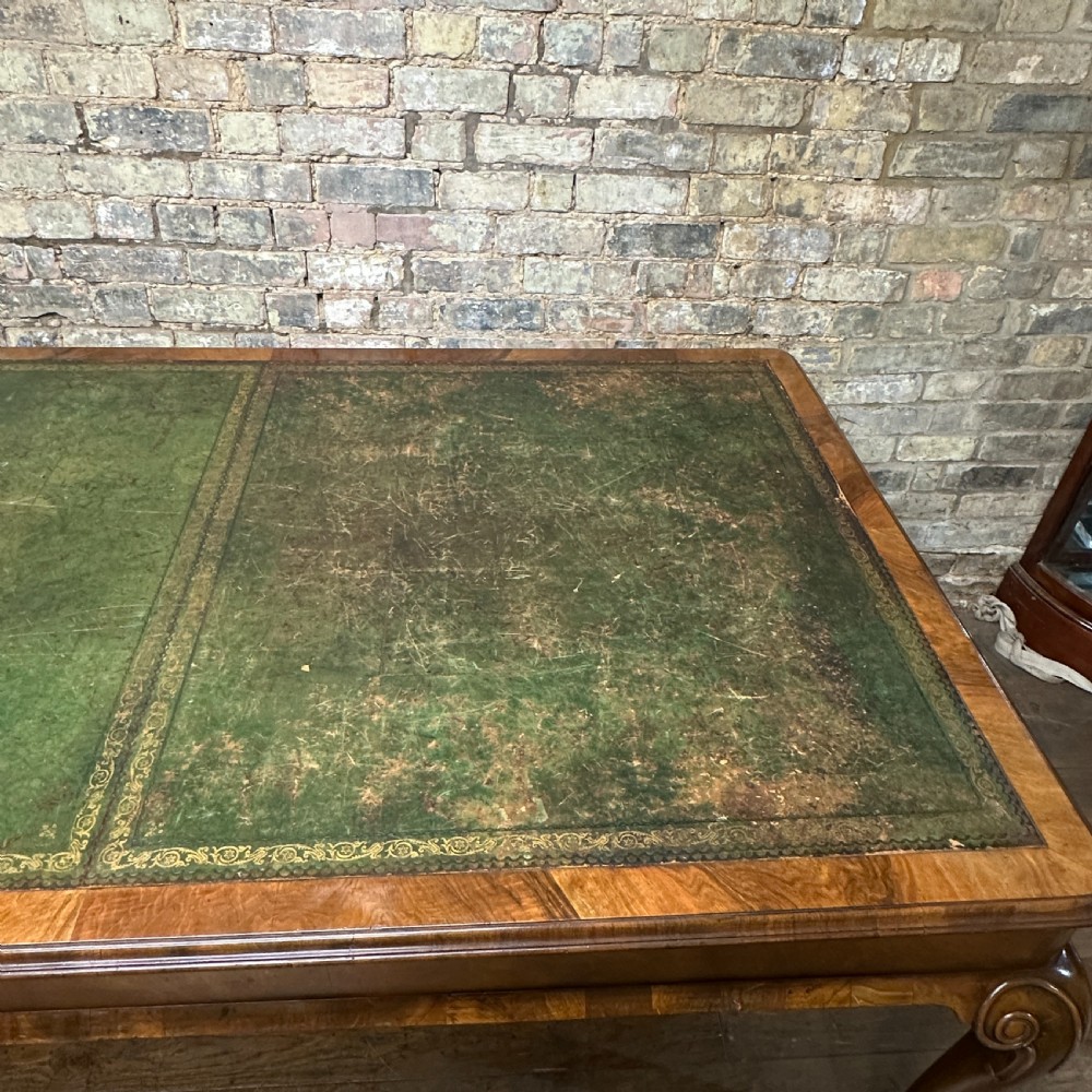 1920s Large Walnut Table View VII