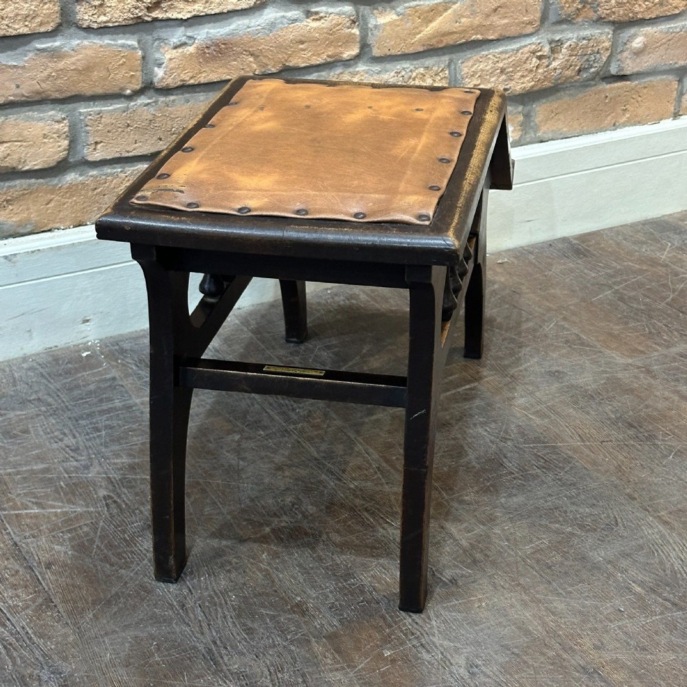 Antique Footstool By Archibald Hamilton Of Glasgow View IV