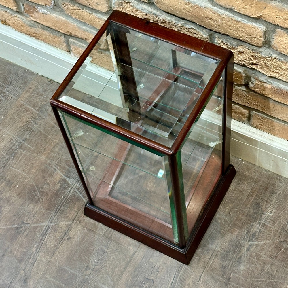 1920s Mahogany Countertop Display Cabinet View III