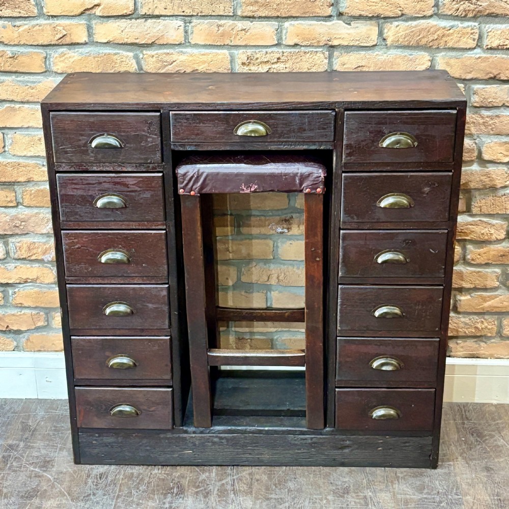Antique Multi Drawer Jeweller’s Workbench View II