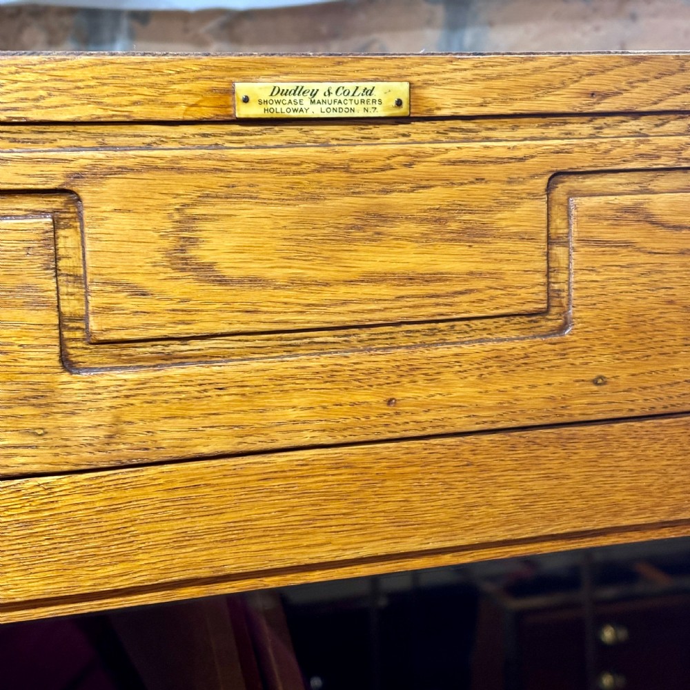 ANTIQUE FLIP HABERDASHERY CABINET BY DUDLEY & CO LTD.
 View III