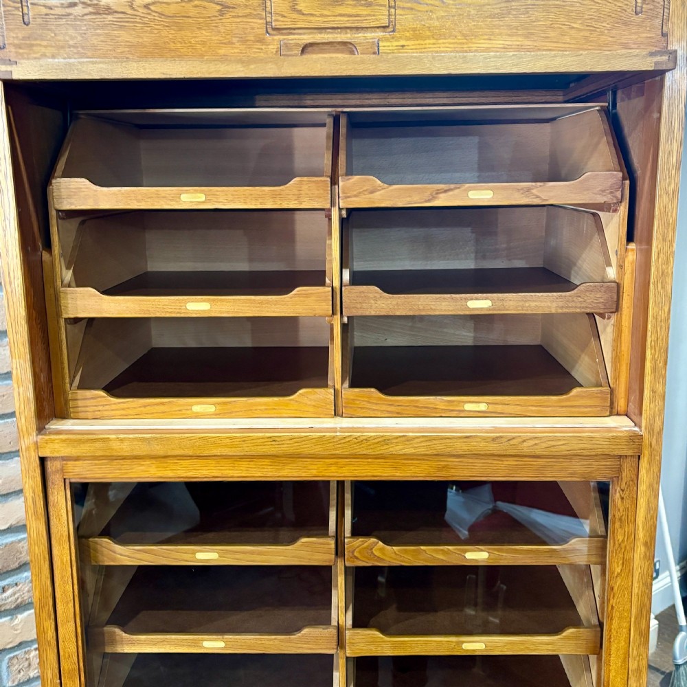 ANTIQUE FLIP HABERDASHERY CABINET BY DUDLEY & CO LTD.
 View IV