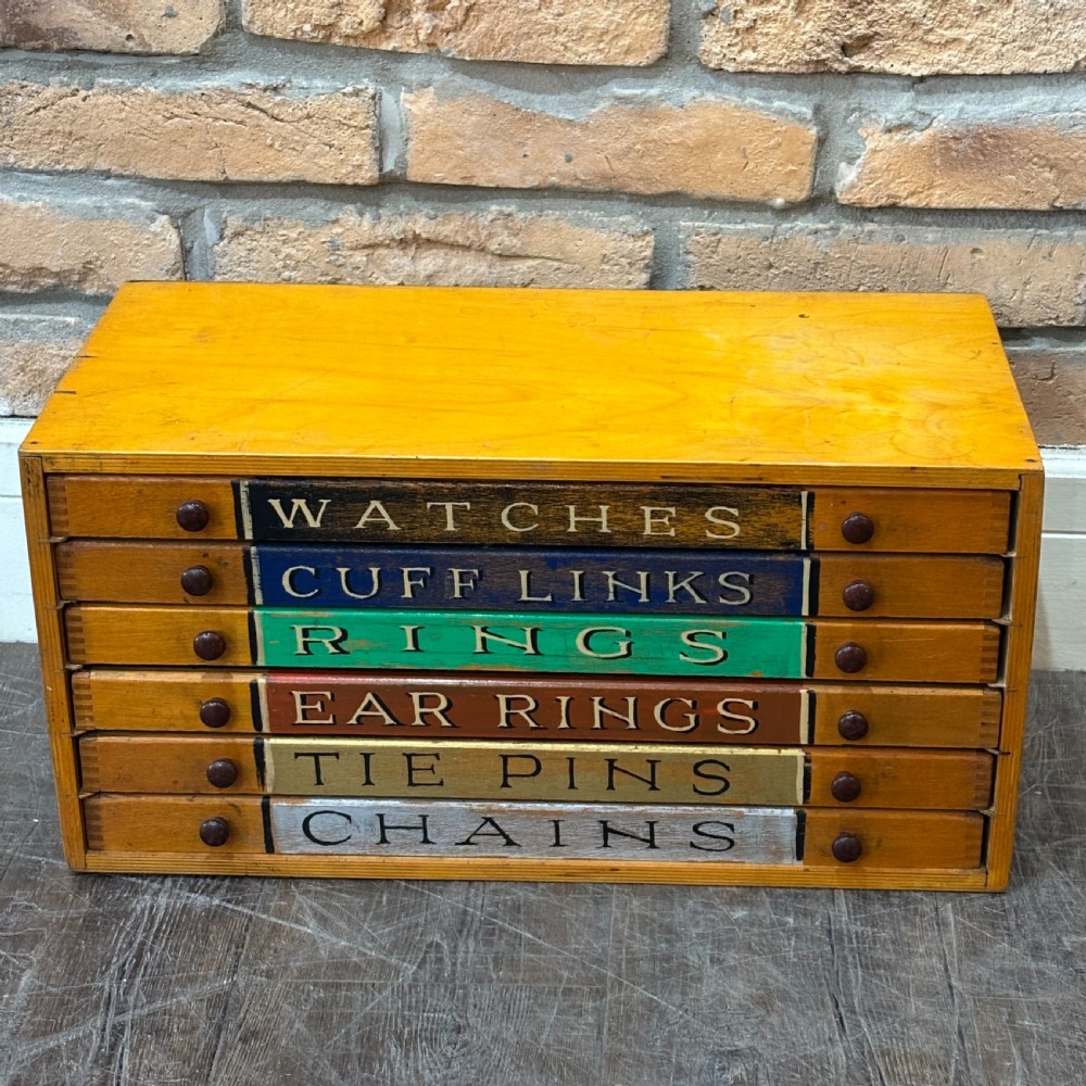 1930s RETAIL JEWELLERY DRAWER UNIT
