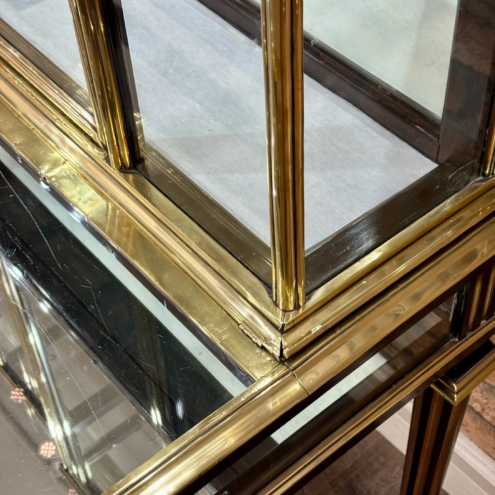 1920s BRASS JEWELLERY SHOP CABINET View III