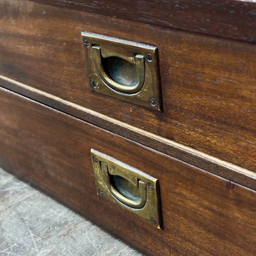 A Victorian mahogany countertop display cabinet featuring a curved glass front and a lower white panel reading Homoeopathic Medicines and Preparations. View VII