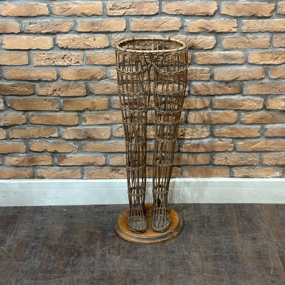 1920s Wicker Leg Mannequin