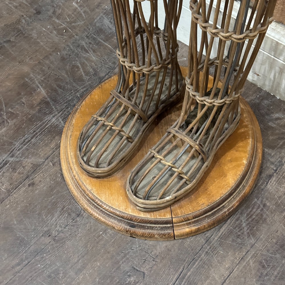 1920s Wicker Leg Mannequin View III