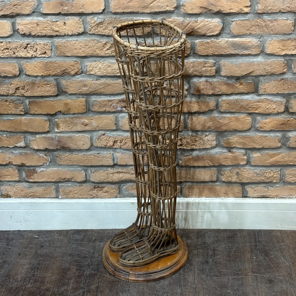 1920s Wicker Leg Mannequin View IV