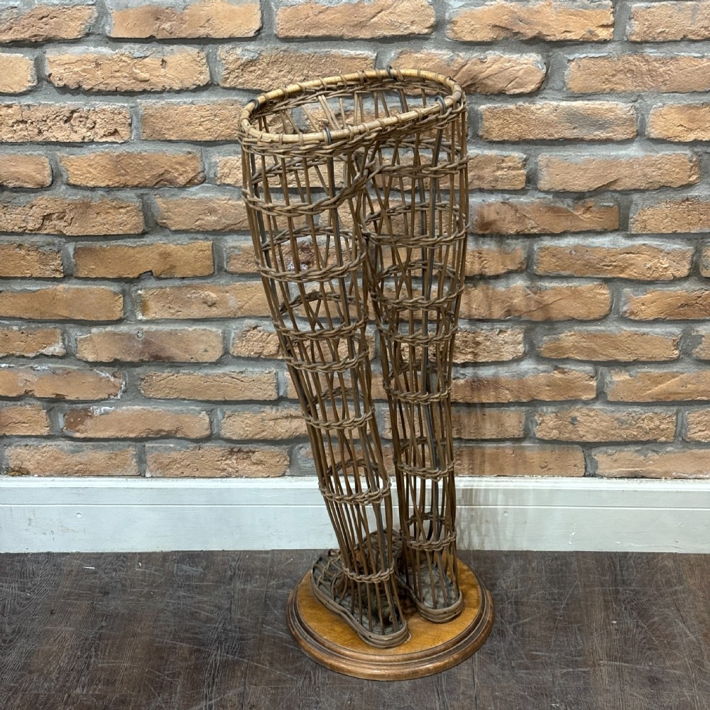 1920s Wicker Leg Mannequin View V