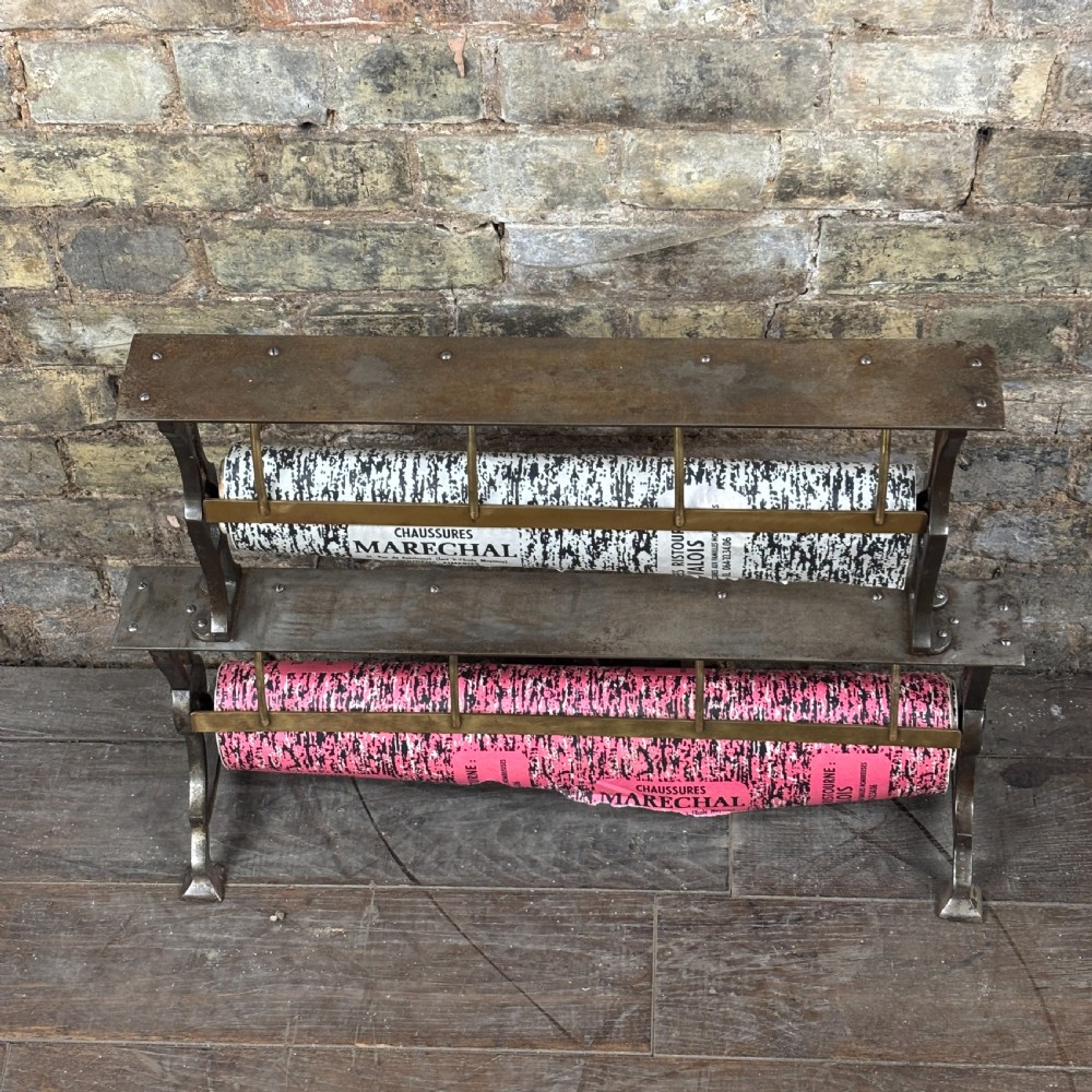 Antique Cast Iron Wallpaper Rack View II