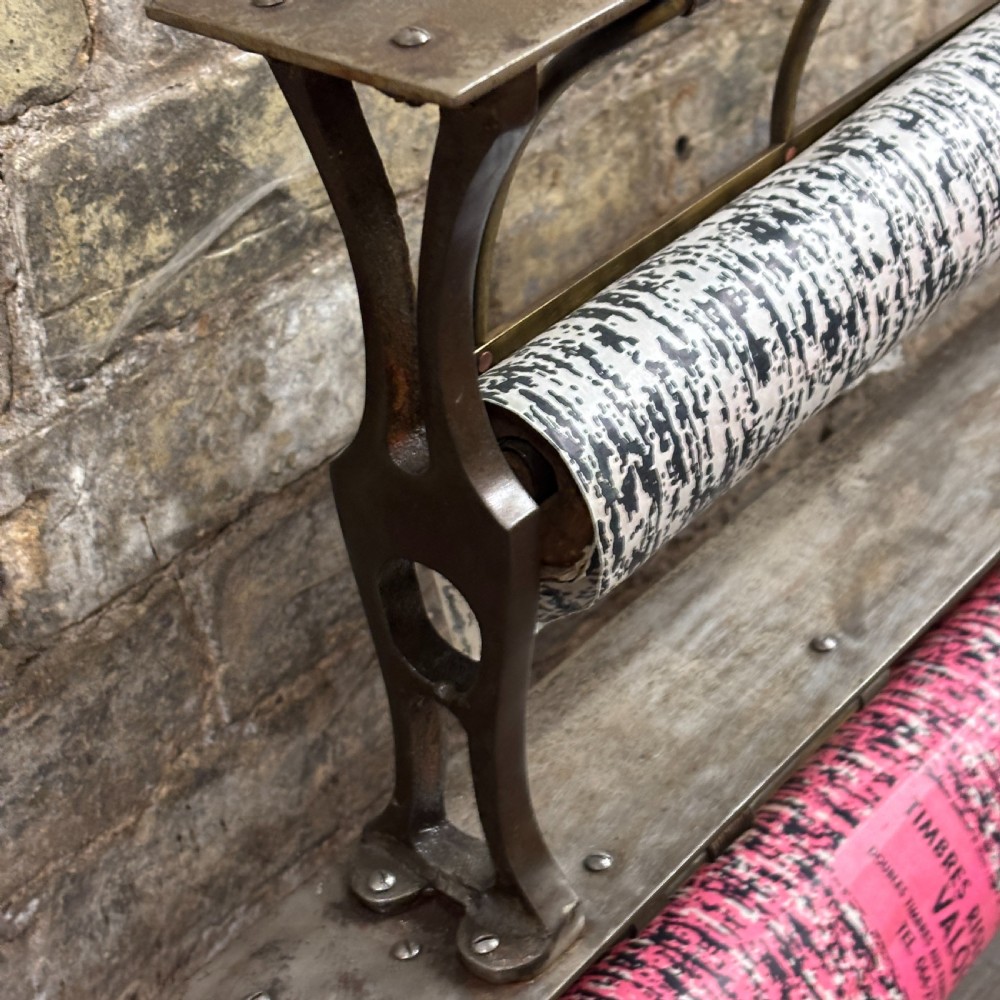 Antique Cast Iron Wallpaper Rack View V