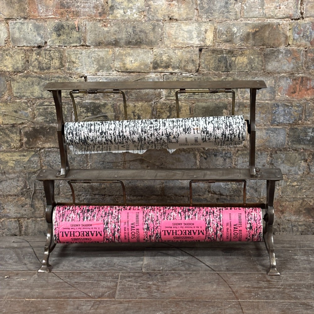 Antique Cast Iron Wallpaper Rack View VI