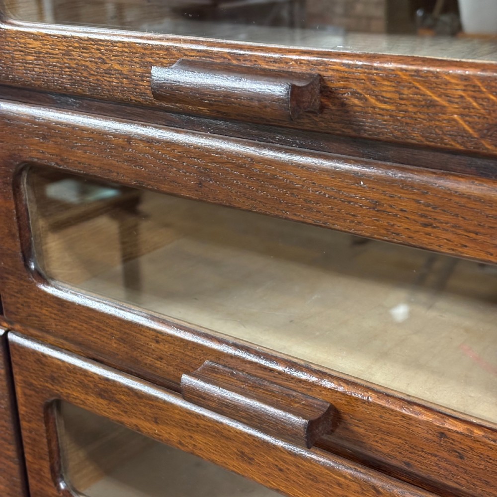 Refurbished 1930s Oak Haberdashery Cabinet
 View II