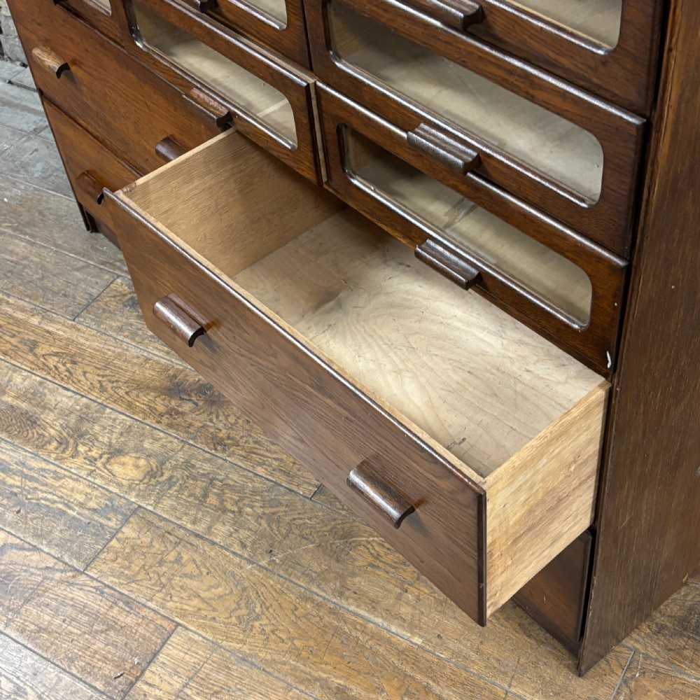 Refurbished 1930s Oak Haberdashery Cabinet
 View VI