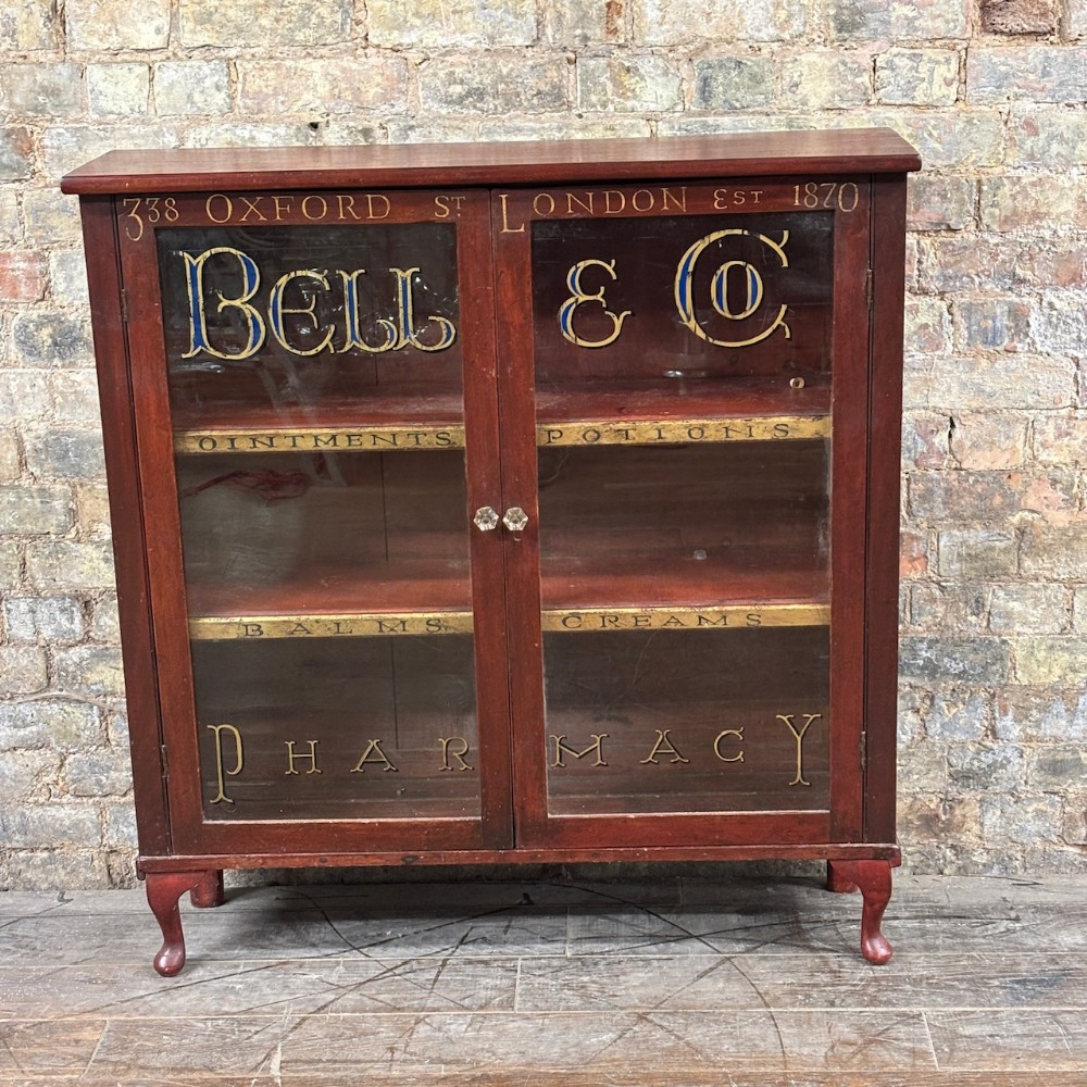 1910s Apothecary Display Cabinet
