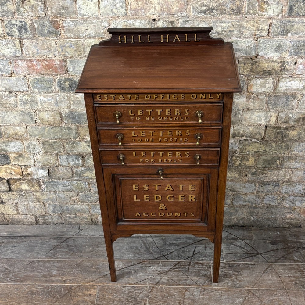Edwardian Estate Office Cabinet View II