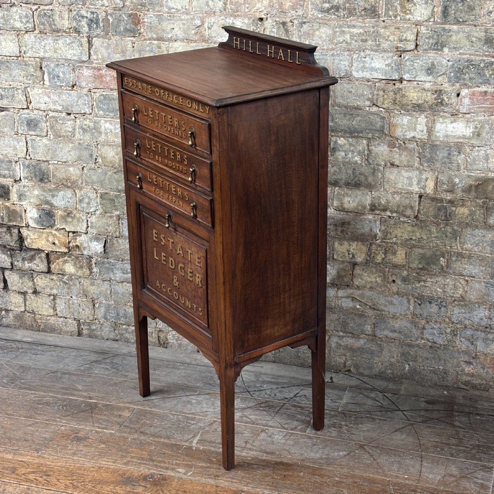 Edwardian Estate Office Cabinet View VI