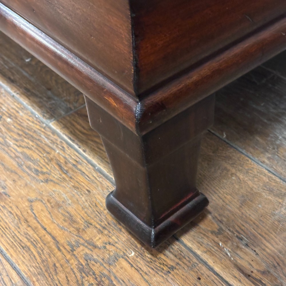 Antique Oak & Brass Display Counter View III