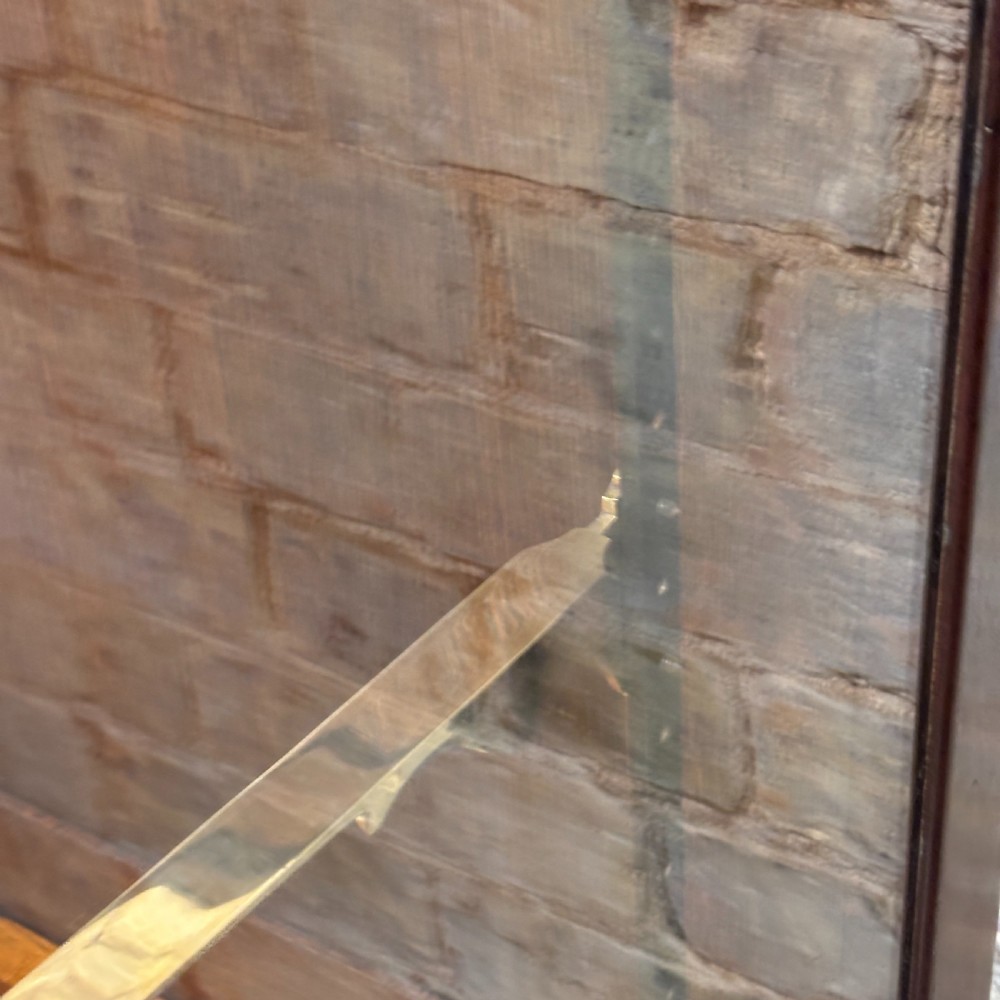 Antique Oak & Brass Display Counter View VII